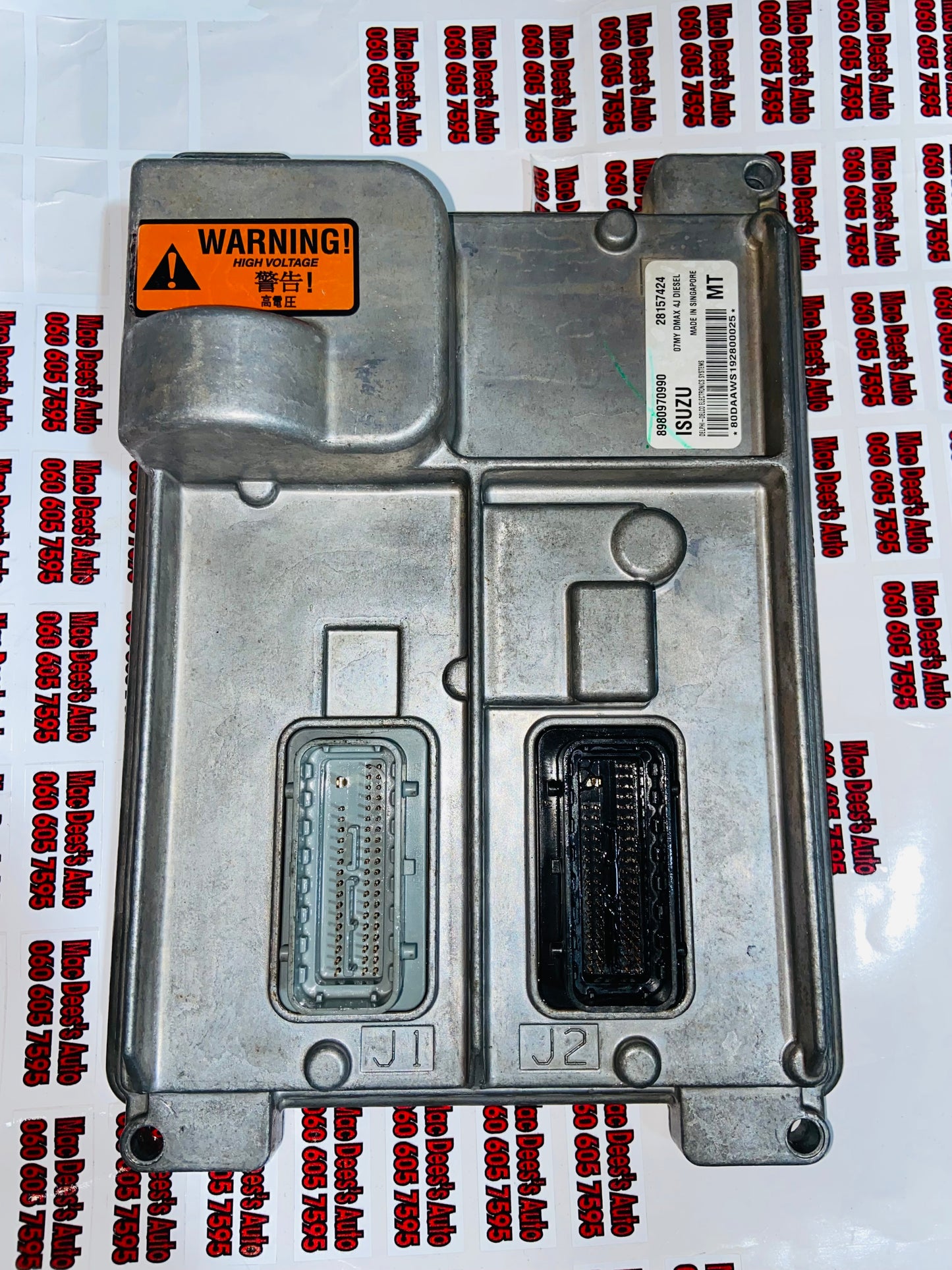 Isuzu dmax dtec 2.5 ecu